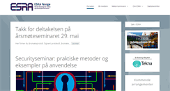 Desktop Screenshot of esra.no